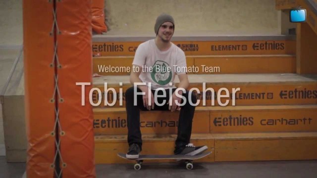 Welcome Tobi Fleischer to the Blue Tomato Skateboard Team!